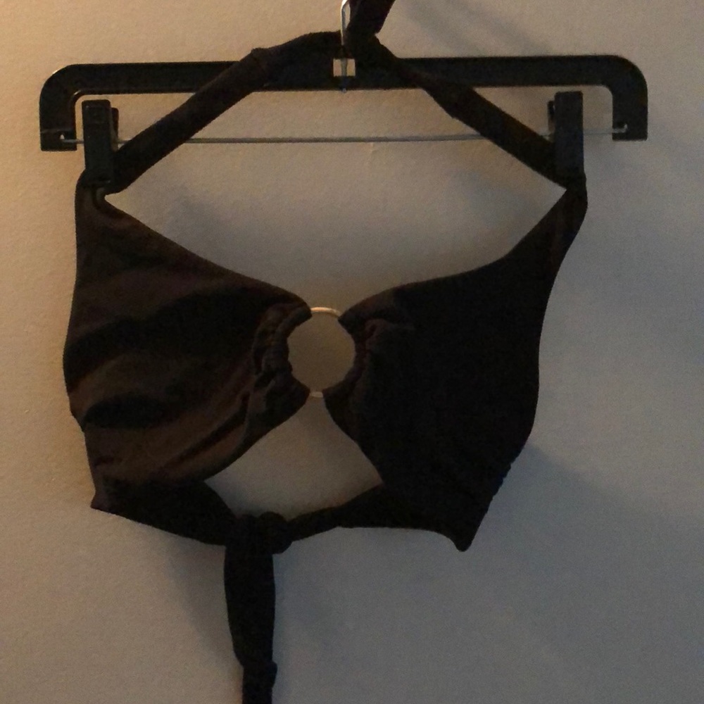 Melissa Odabash black bikini top and bottom